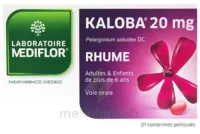 Kaloba 20 Mg Comprimé Pelliculé Plq/21 à Vétraz-Monthoux