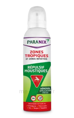 Paranix Moustiques Lotion Zones Tropicales Aérosol/125ml à Vétraz-Monthoux